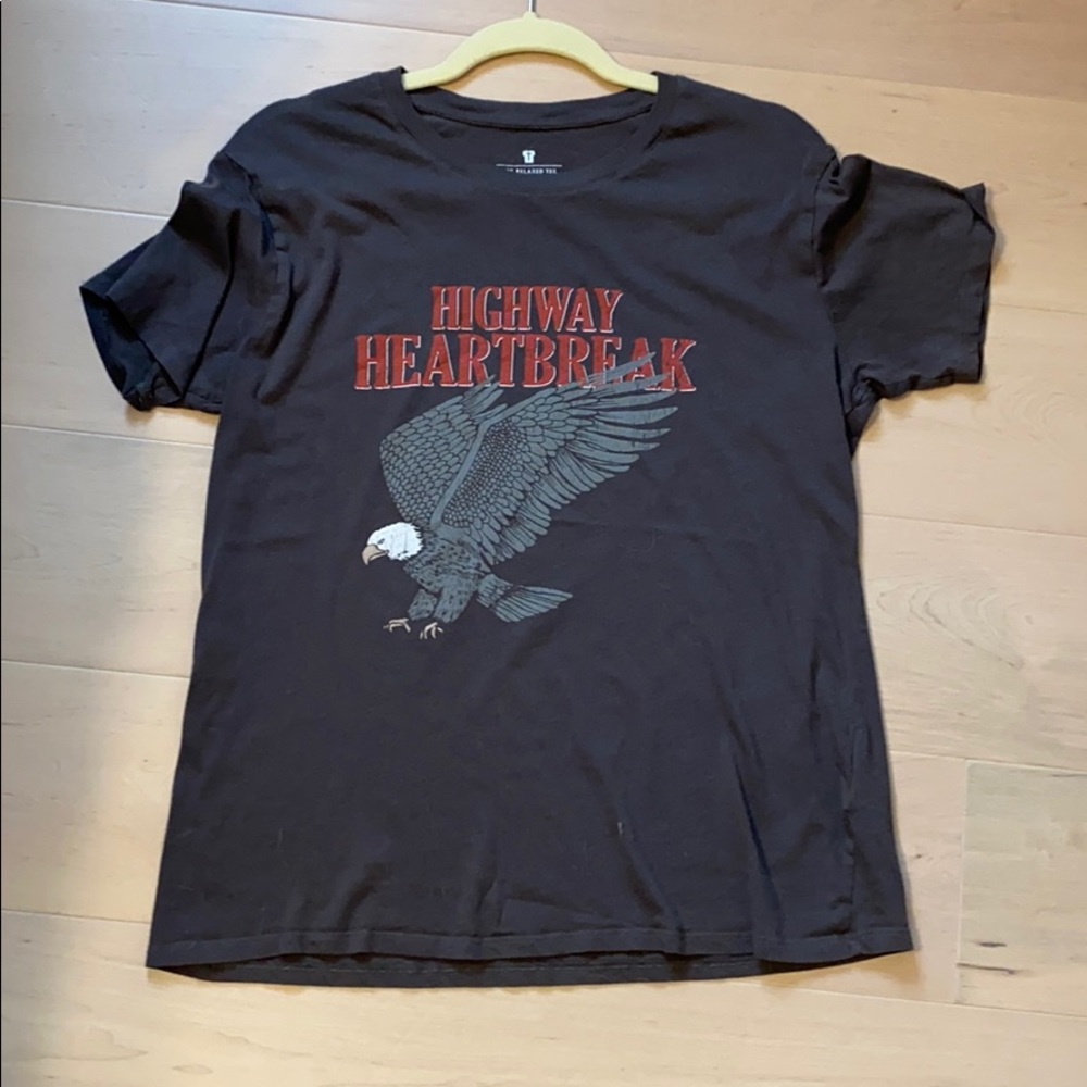 Grey graphic tee